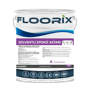 Floorix Solventli Epoksi Astarı, gerçek ürün ambalajı