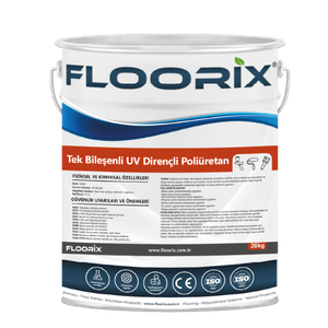 Floorix Tek Bileşenli UV Dirençli Poliüretan orijinal ambalajı