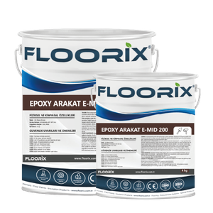Floorix Epoxy Ara Kat E-Mid 200, gerçek ürün ambalajı